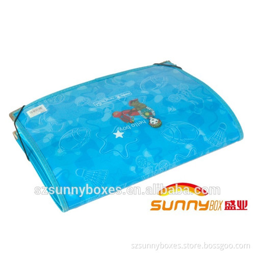 Eco-Friendly Plastic Printing Document File Letter Holder With Elastic Strap